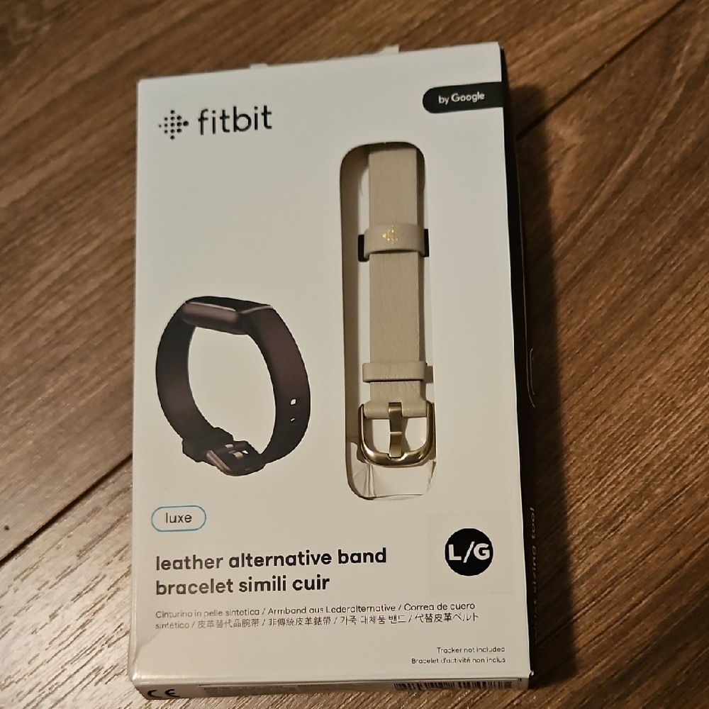 Fitbit Luxe Leather Alternative Band - Light Tan